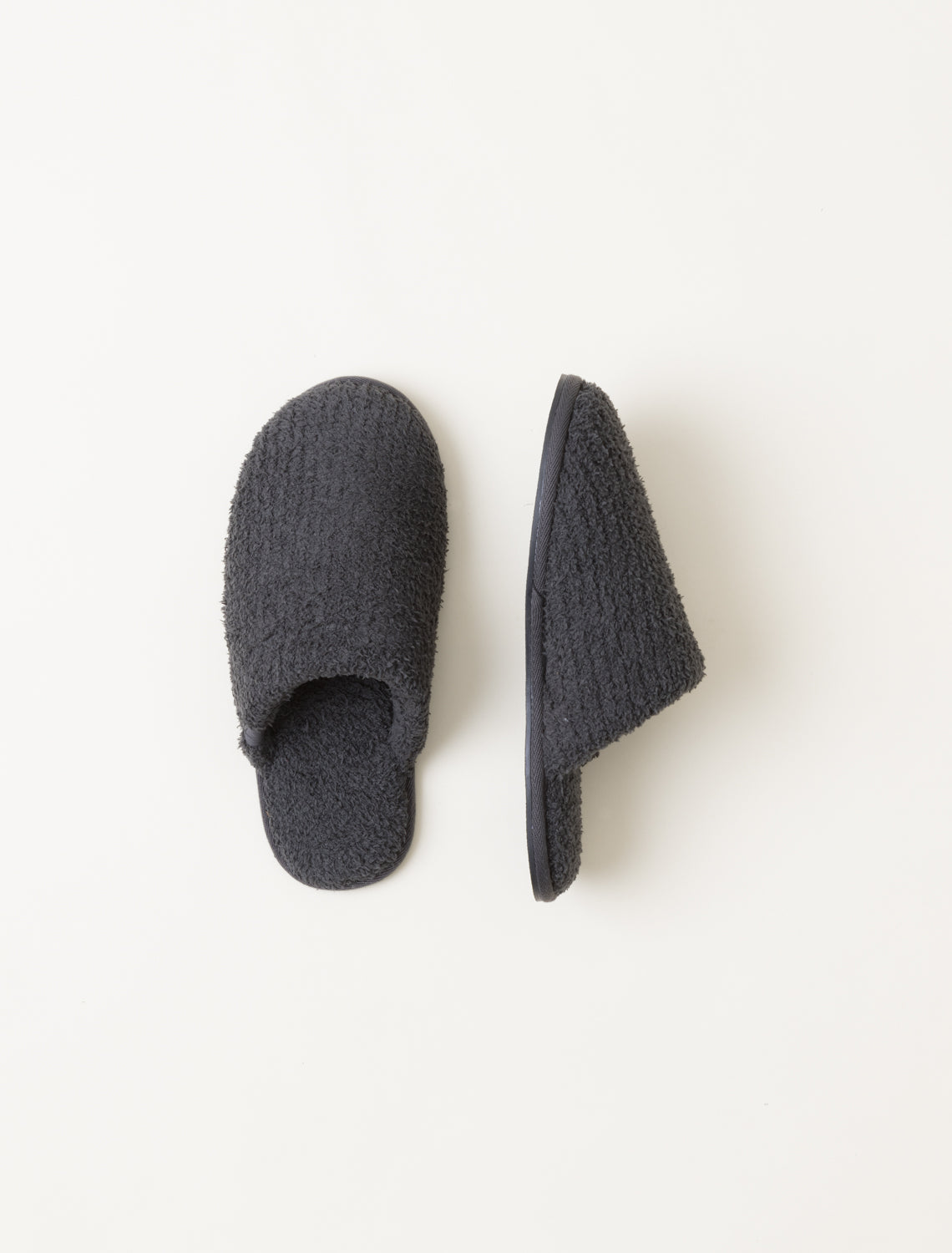 Barefoot Dreams CozyChic Ribbed Slipper in Carbon