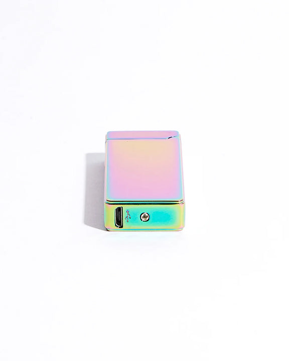The USB Lighter Company Slim Double Arc Lighter in Metallic Rainbow