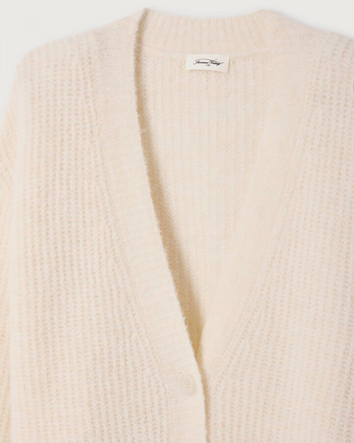 American Vintage East Cardigan in Cotton Candy Melange or Pearl Melange
