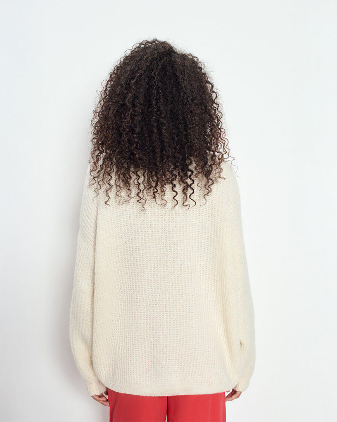 American Vintage East Cardigan in Cotton Candy Melange or Pearl Melange