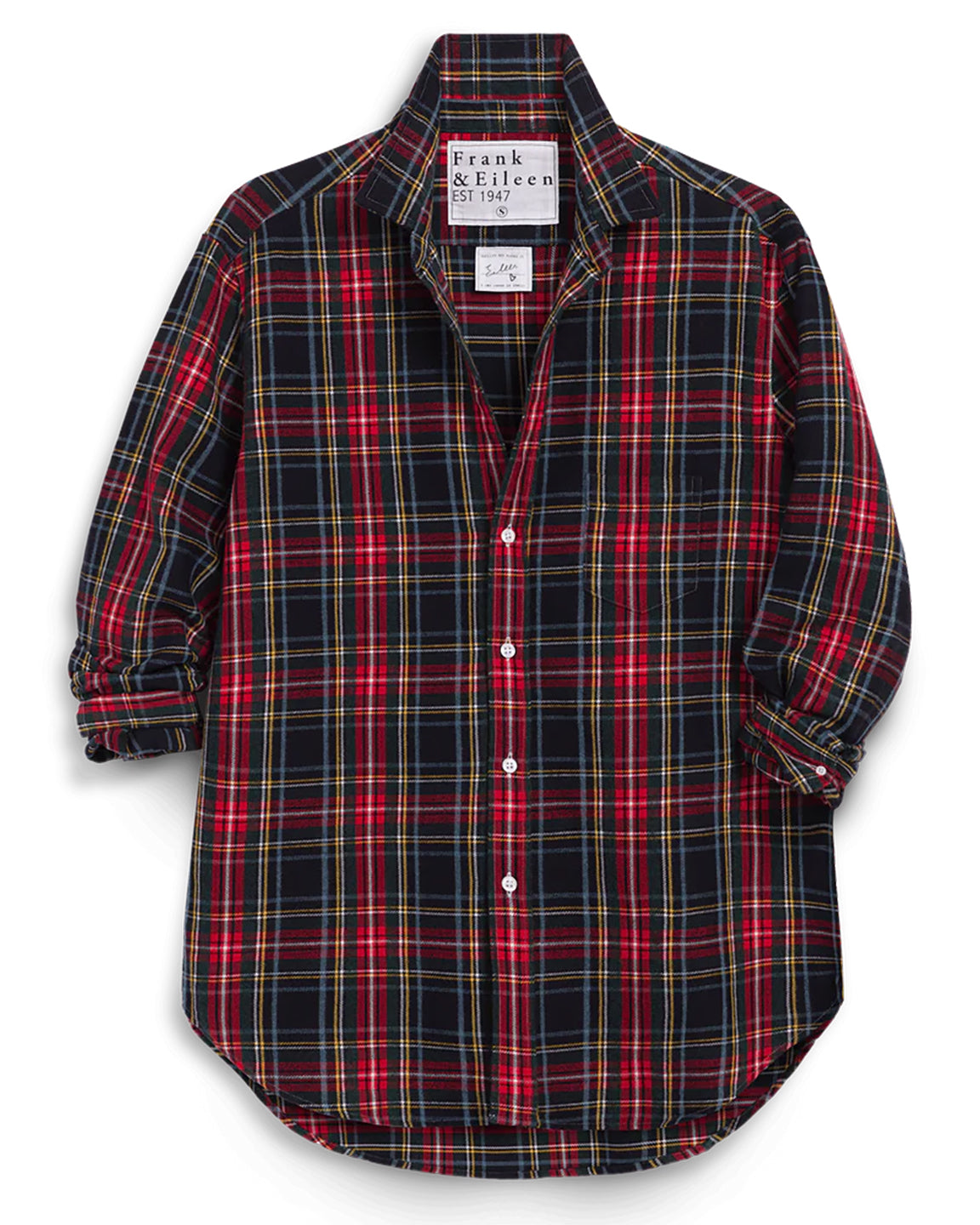 Frank & Eileen Eileen Relaxed Button-Up Shirt In Multi Plaid