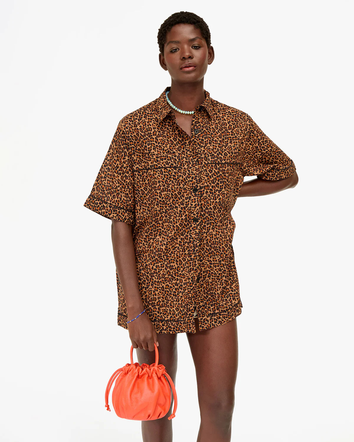 Clare V. Emma with Top Handle in L'Orange L'ete Nappa