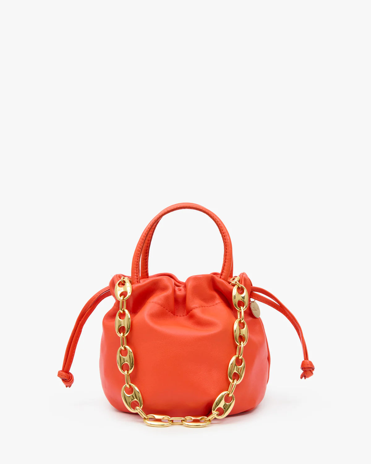Clare V. Emma with Top Handle in L'Orange L'ete Nappa
