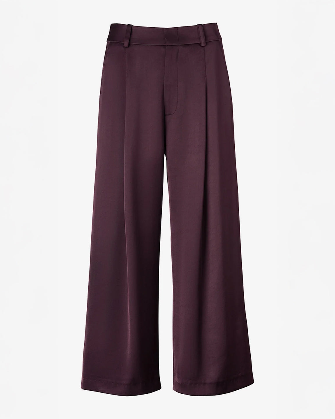 Smythe Cropped Pleated Trouser in Mocha