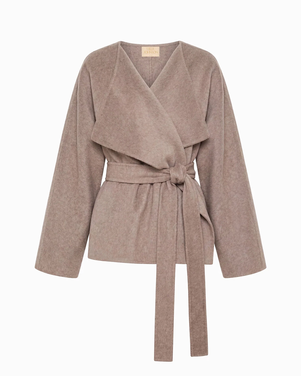 Ulla Johnson Sasha Wool Coat In Dove Melange