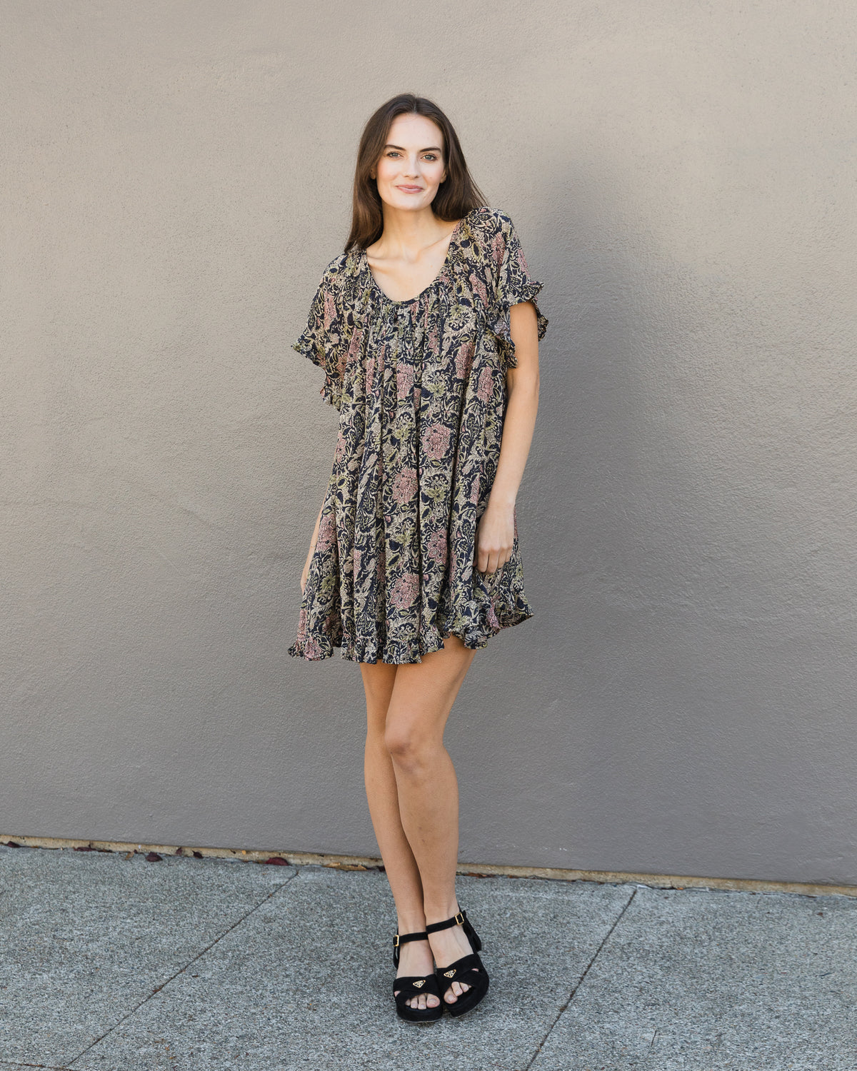 Natalie Martin Marina Dress In Botanica Dusk