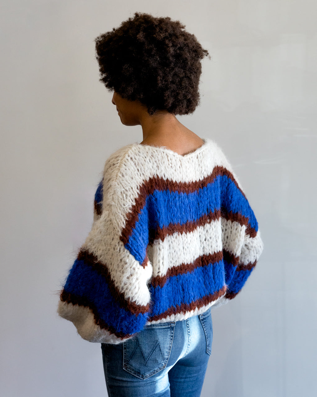 Big striped store sweater