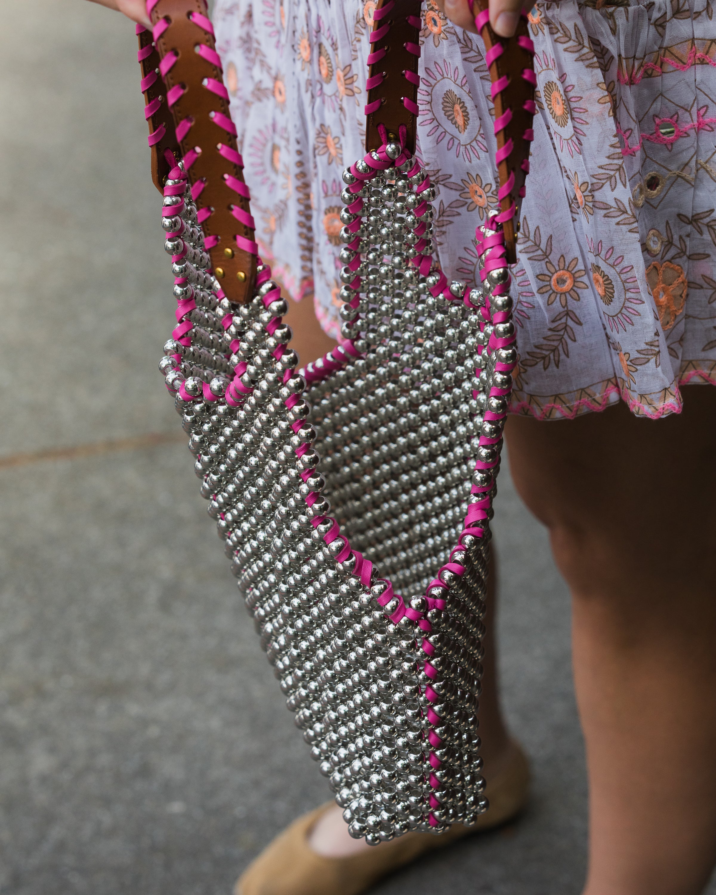 Jerome Dreyfuss Marcel Bag in Perles Rose