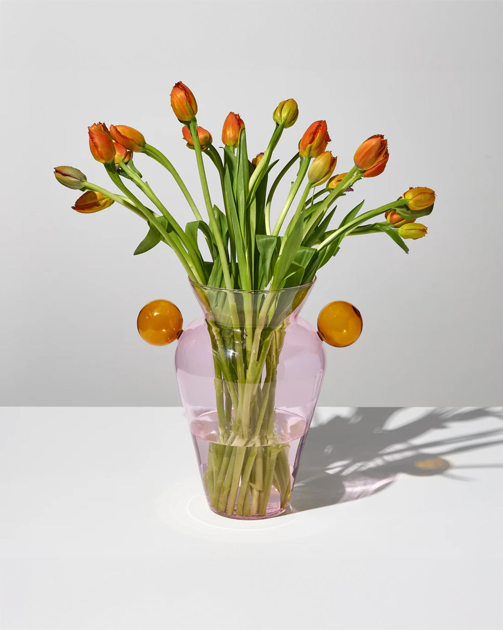 Fazeek Geo Urn in Pink and Amber | two birds