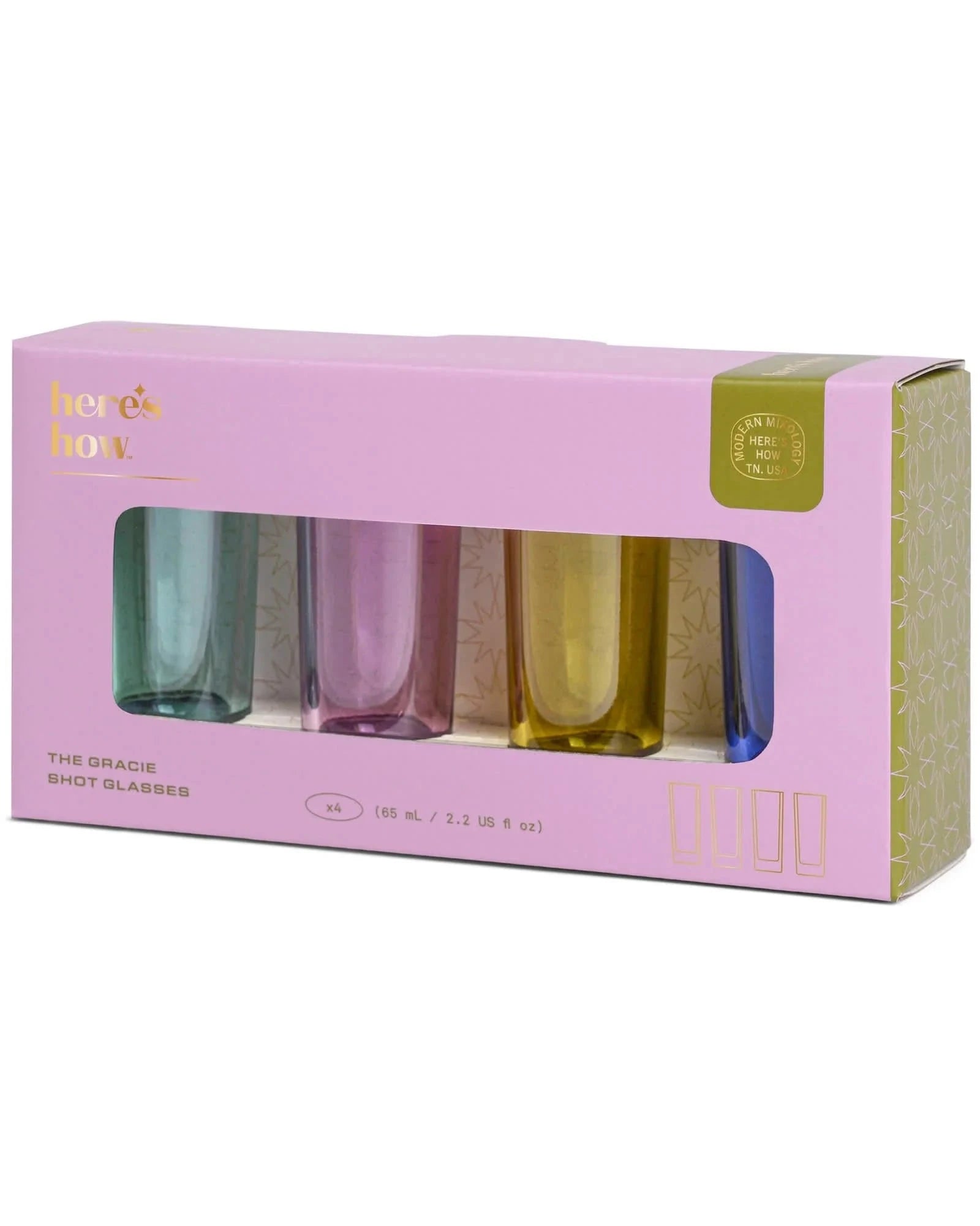 The Gracie Set Of 4 Shot Glasses - Thumbnail 5