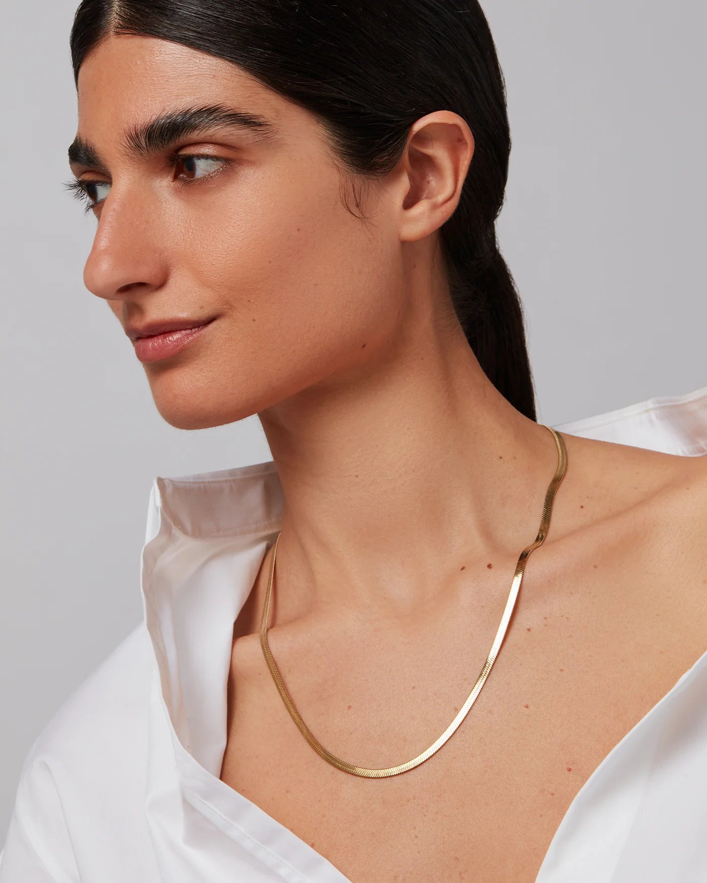 Jenny Bird Zeina Chain in High Polish Gold