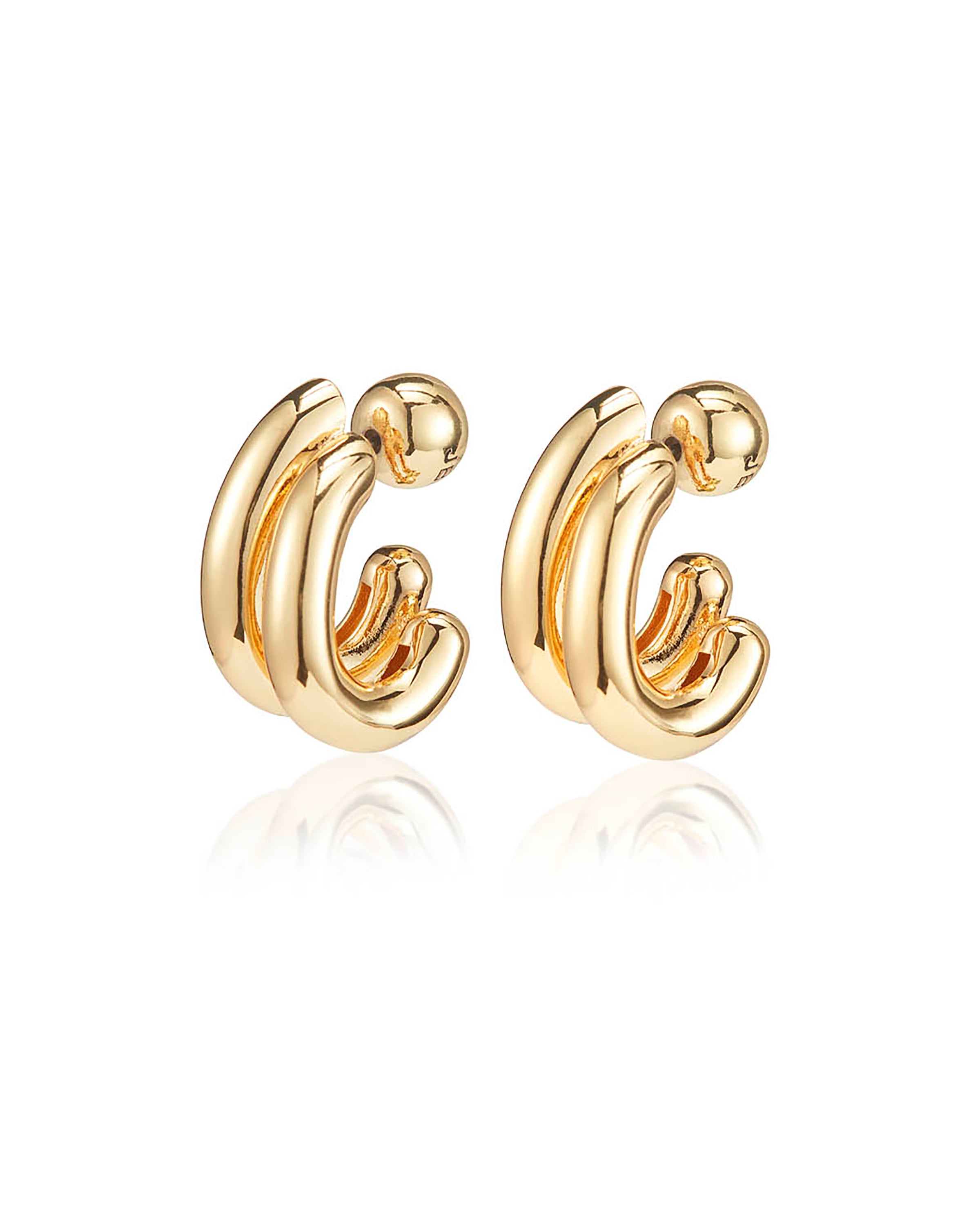 Jenny Bird Florence Earrings in High Polished Gold