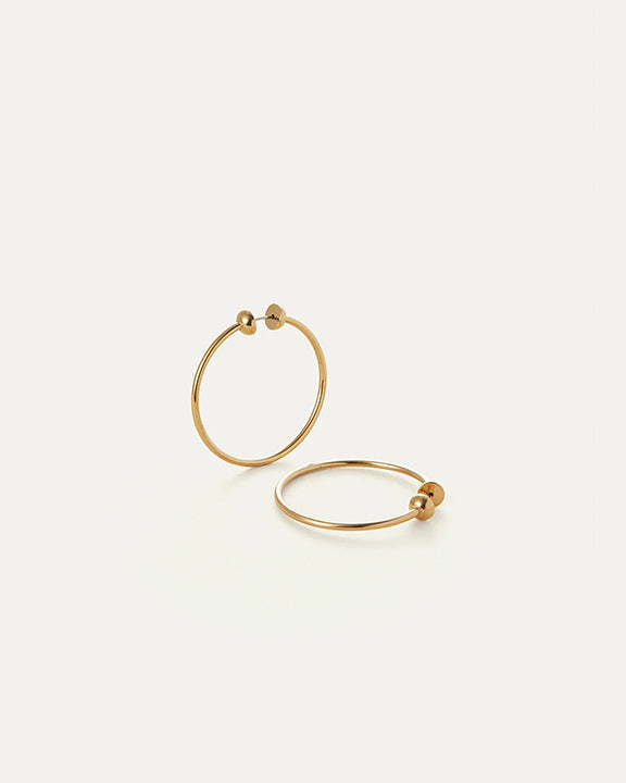 Jenny Bird Icon Hoops Small in Gold