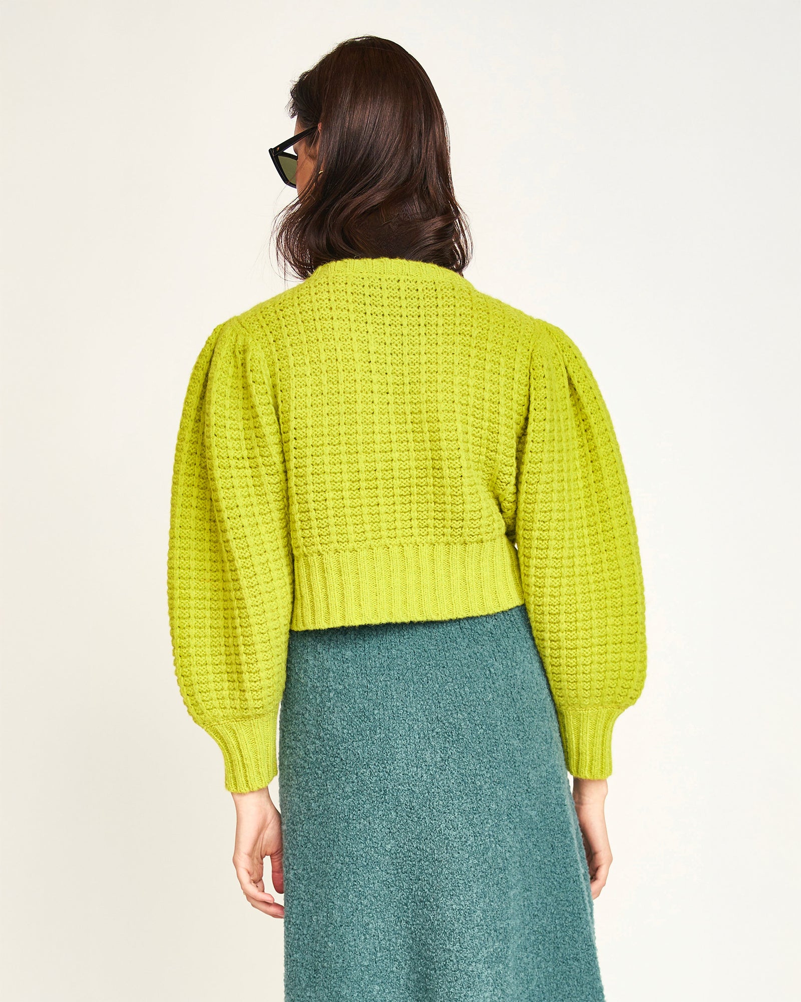 Mirth Valmorel Puff Sleeve Pullover in Citronelle
