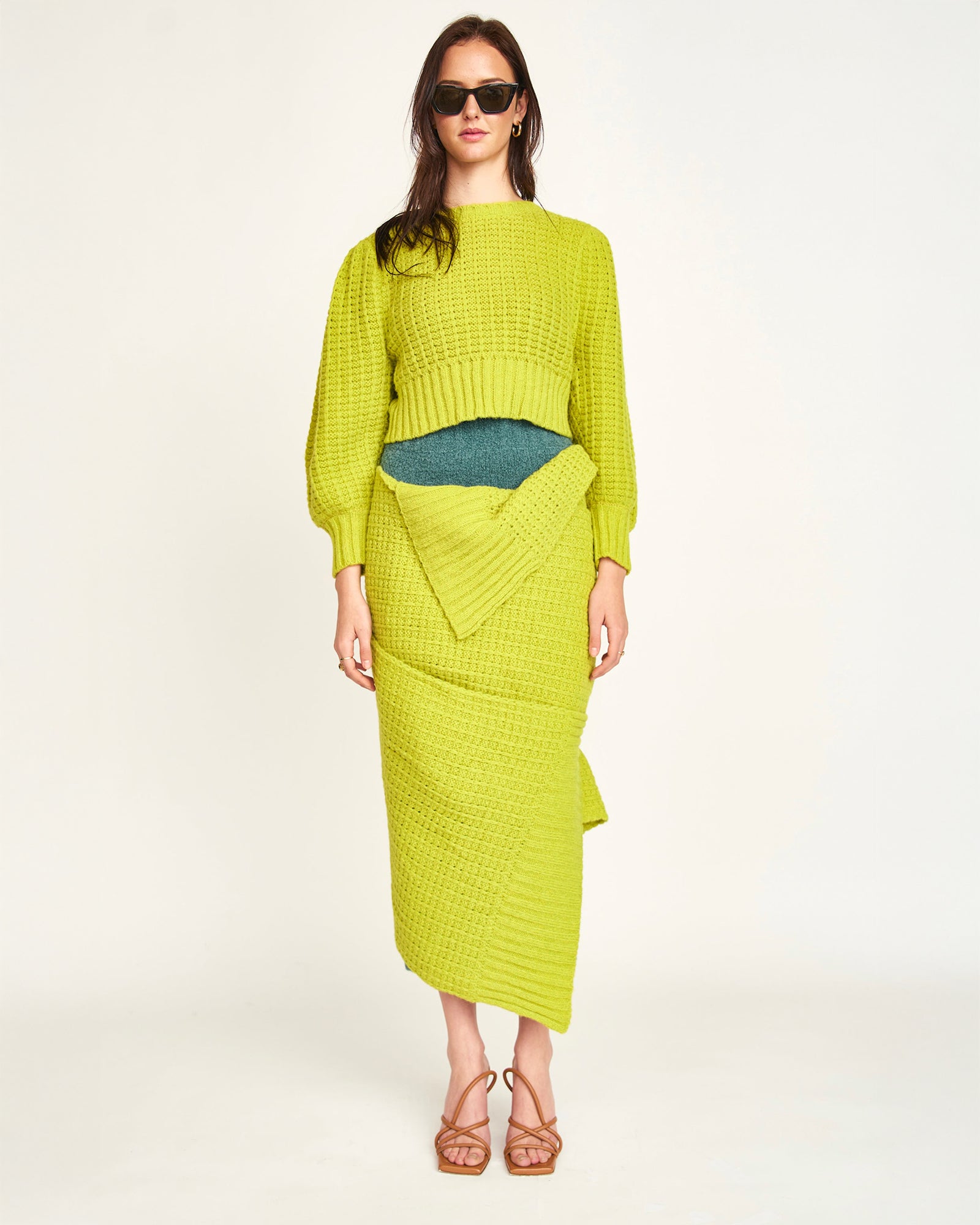 Mirth Valmorel Puff Sleeve Pullover in Citronelle