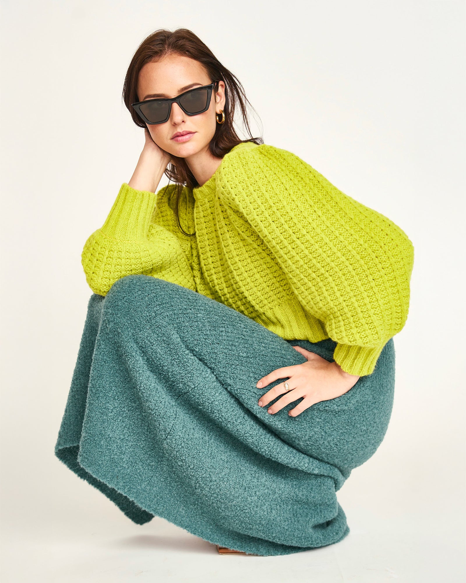 Mirth Valmorel Puff Sleeve Pullover in Citronelle