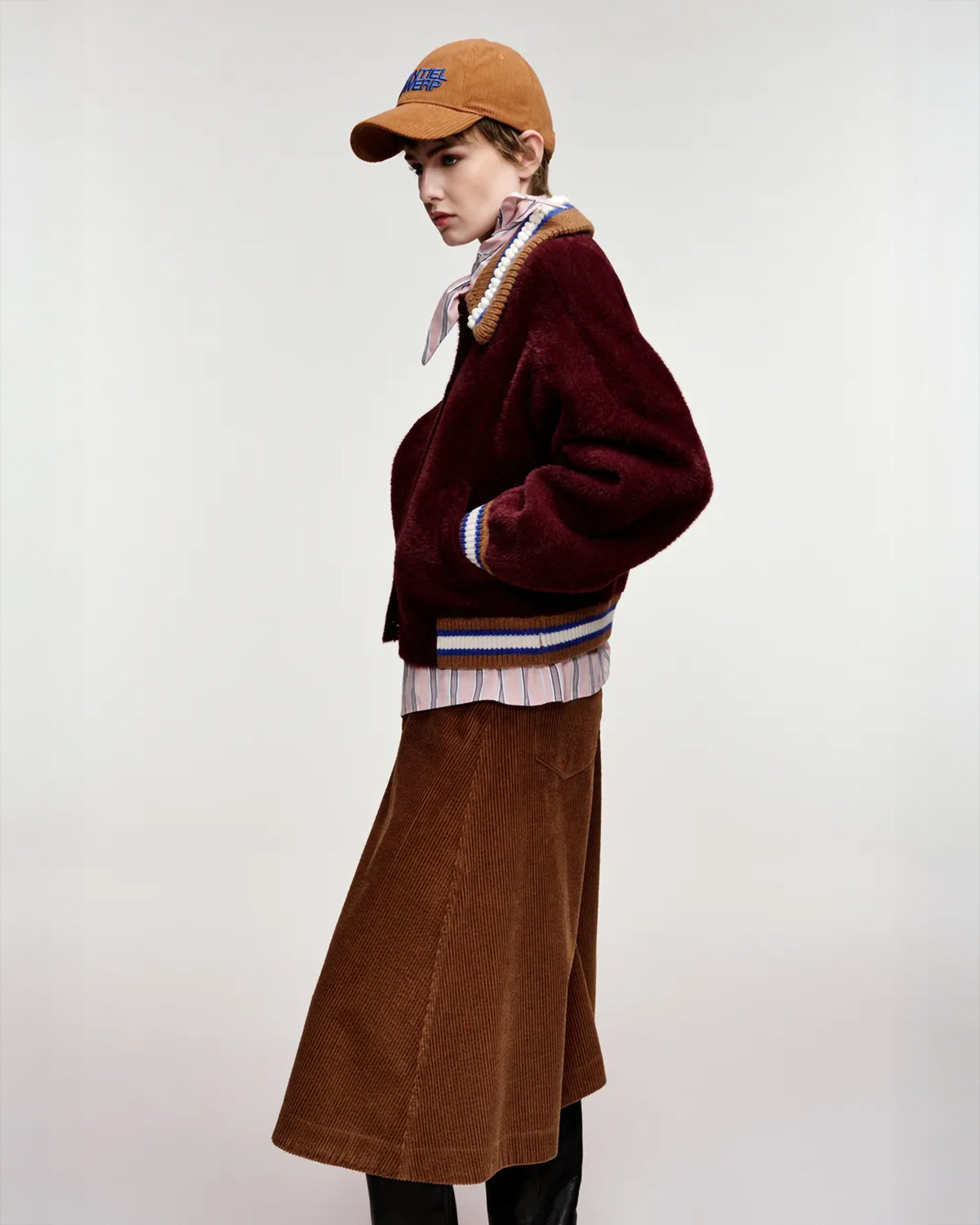 Essentiel Antwerp Kamore Knit Jacket with Collar