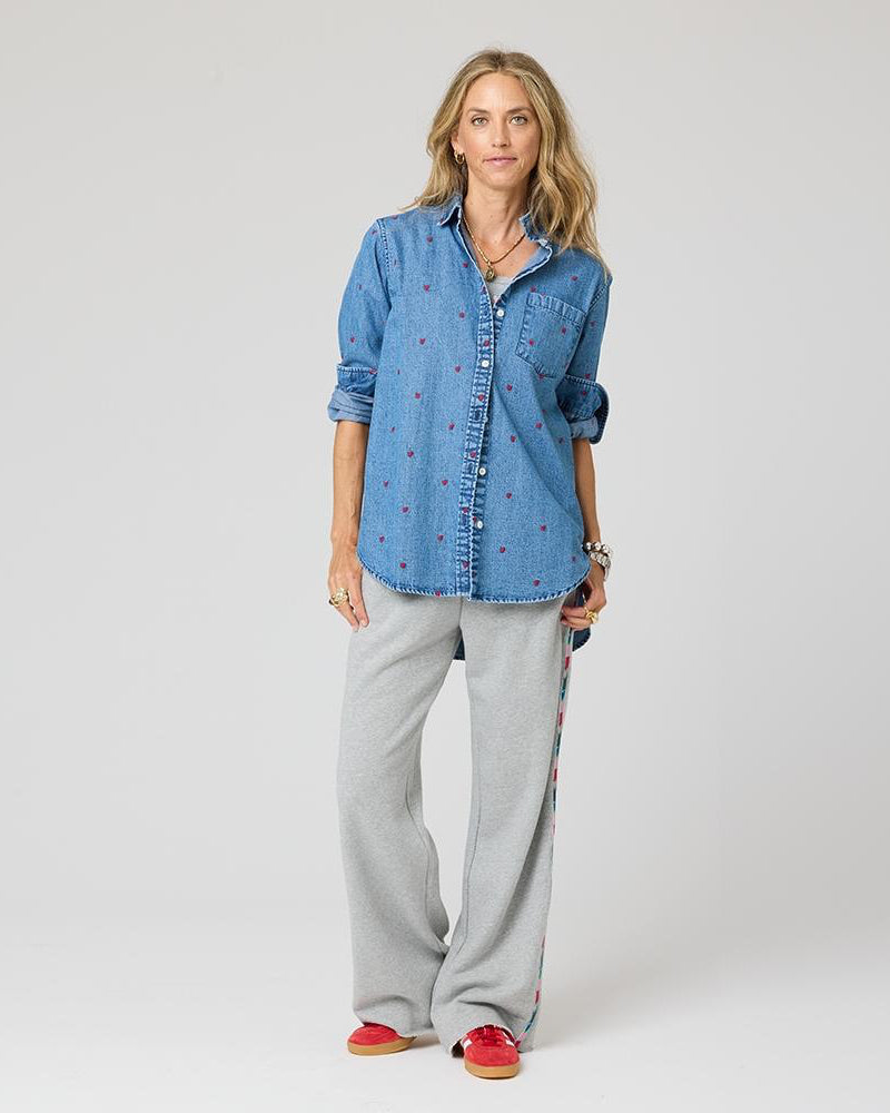 Mia Tiny Hearts Denim Shirt