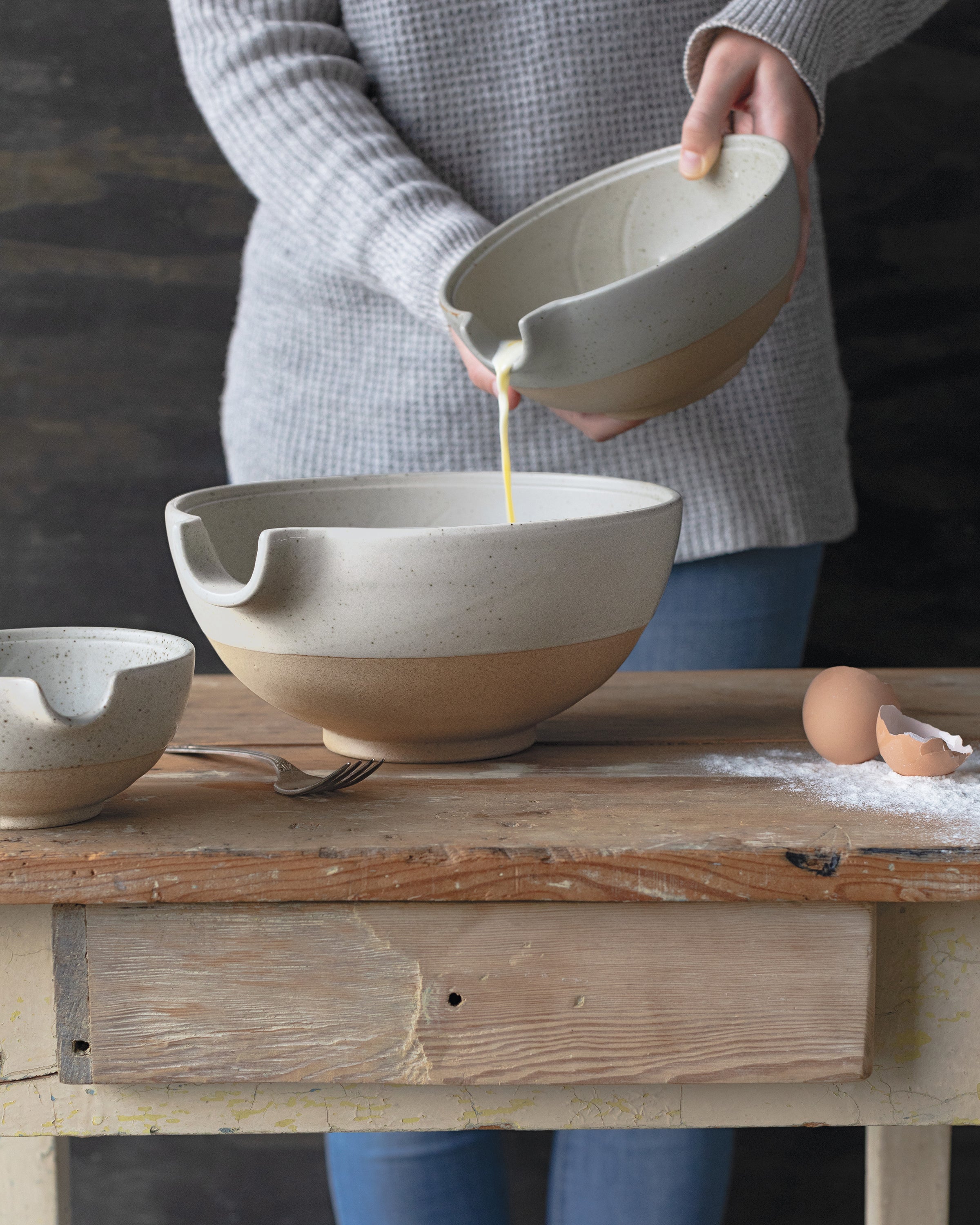 Danica Designs Maison Small Element Mixing Bowl in Gray
