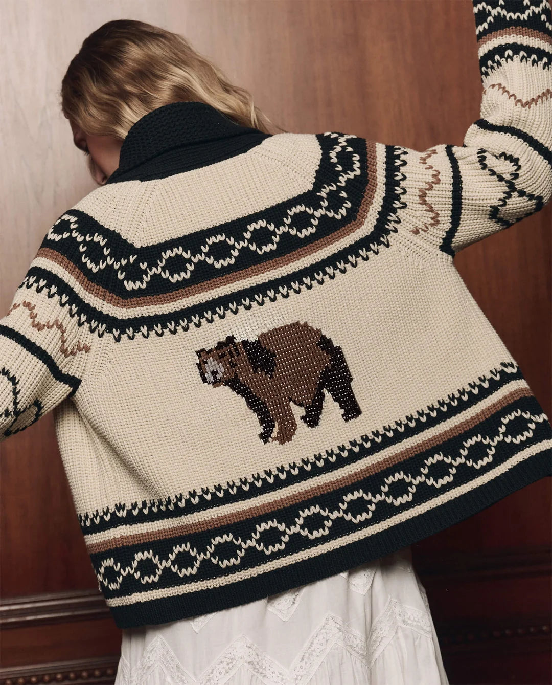 The Great. The Bear Lodge Cardigan Black