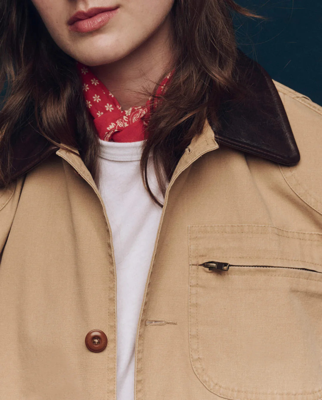 The Great. The Barn Jacket in Golden