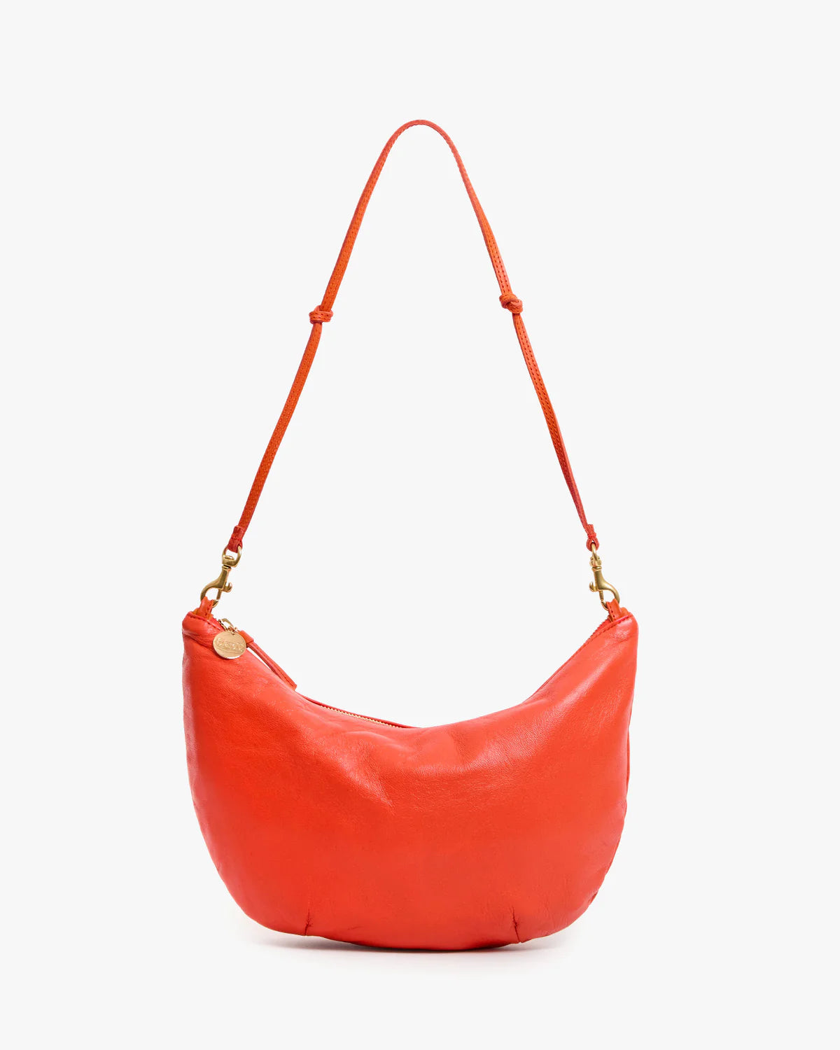 Clare V. Lune Handbag in L'Orange L'ete Nappa