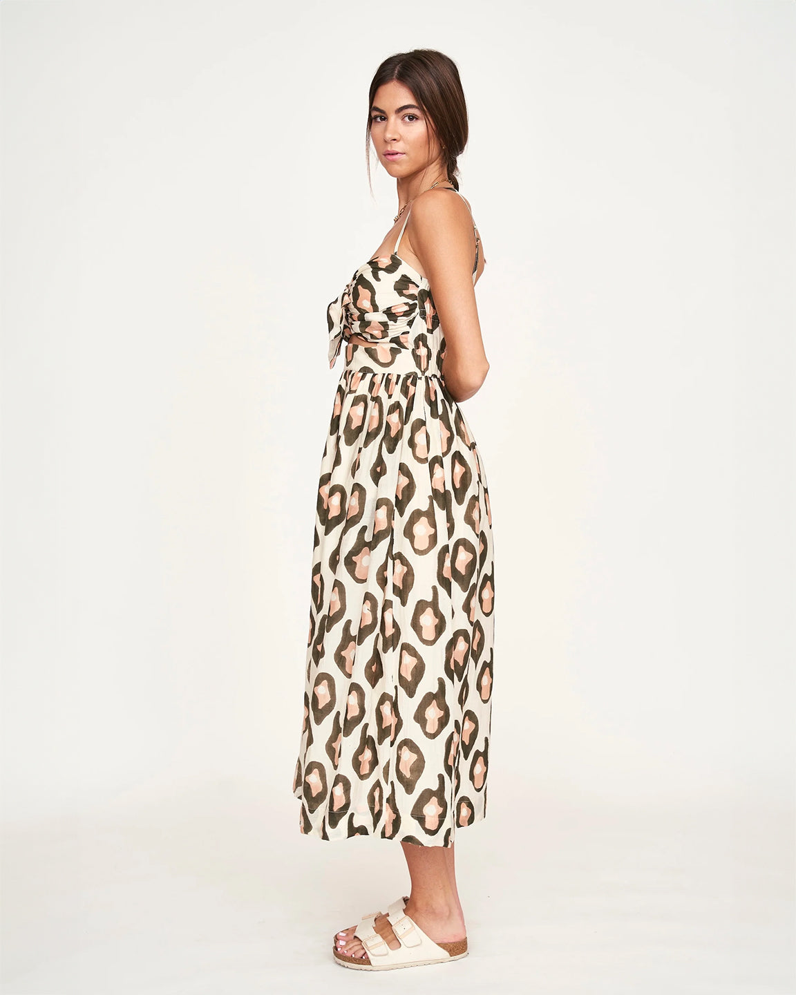 Mirth Providence Dress in Oyster Print