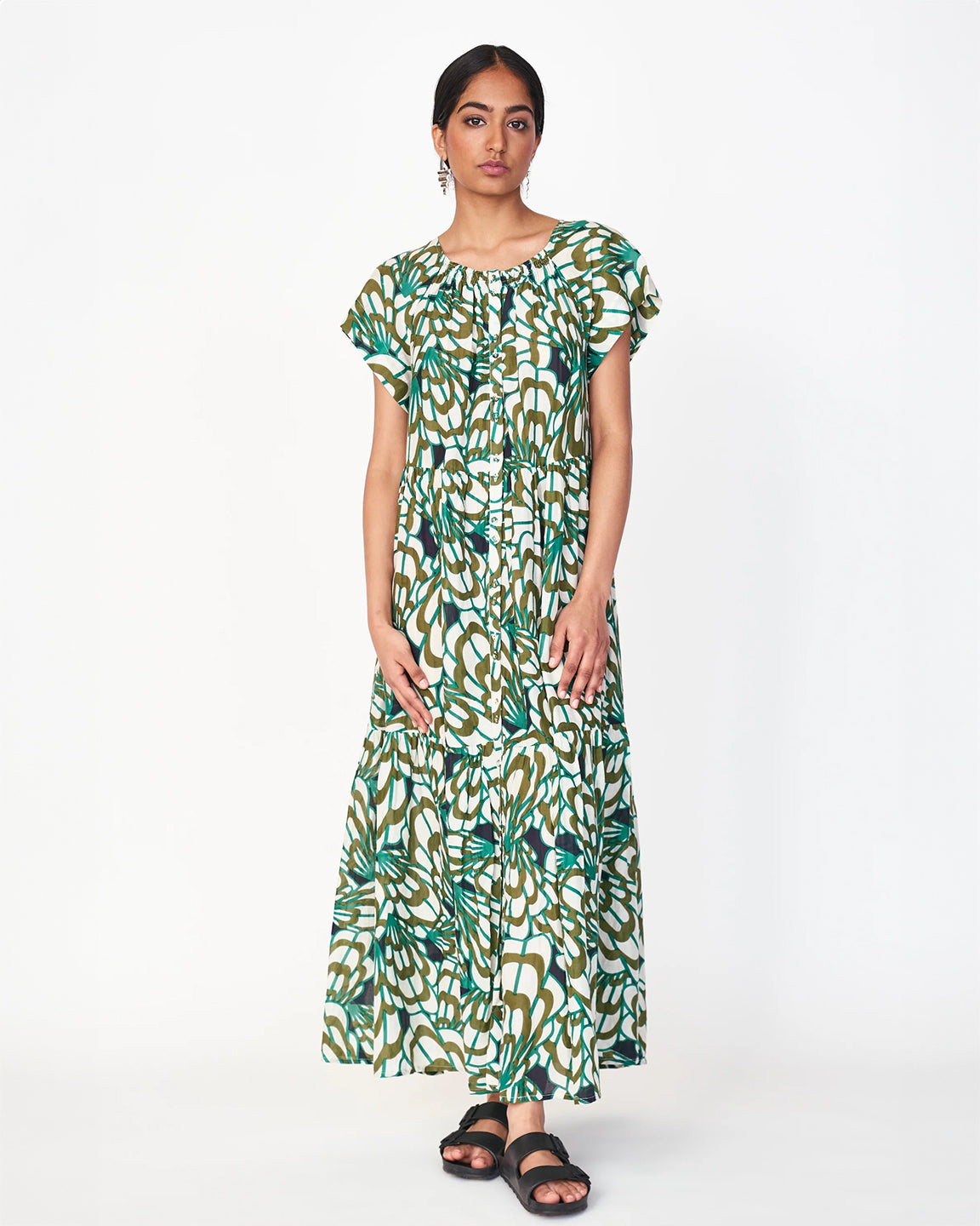 Mirth Vienna Maxi in Moss Shell