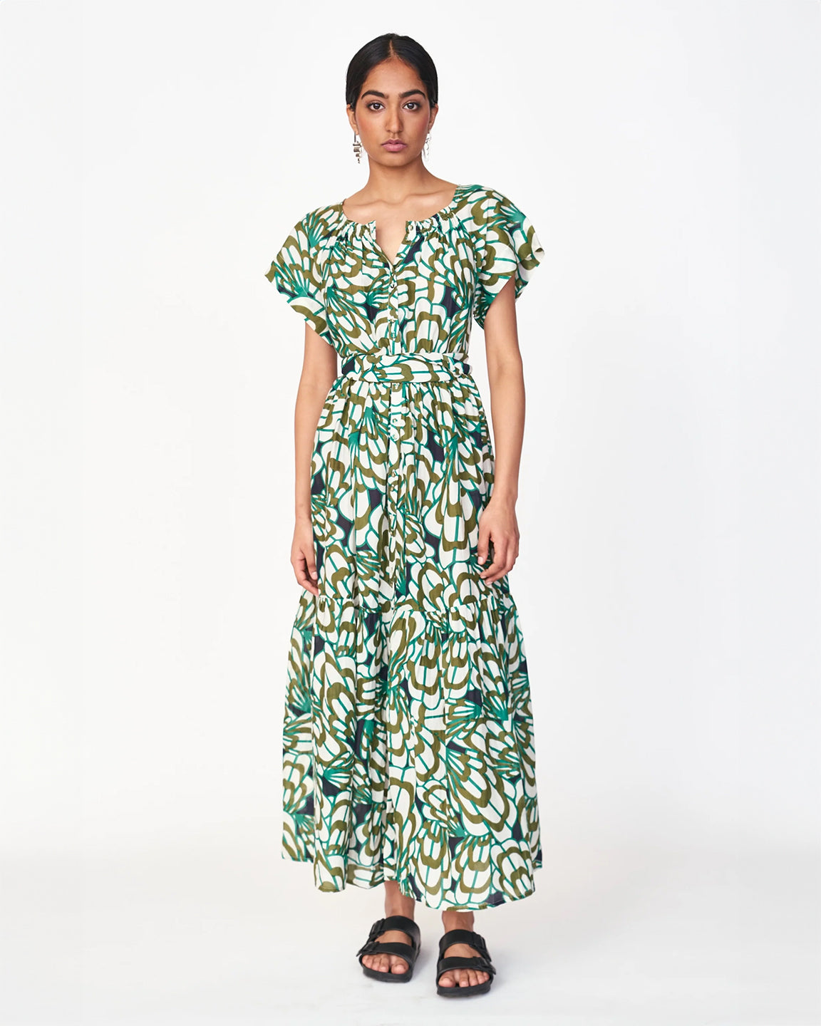 Mirth Vienna Maxi in Moss Shell