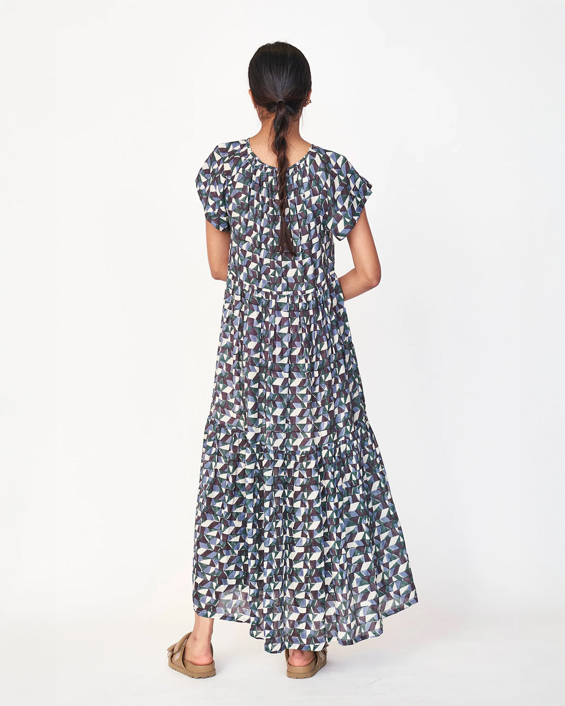 Mirth Vienna Maxi Dress in Seaglass & Aegean