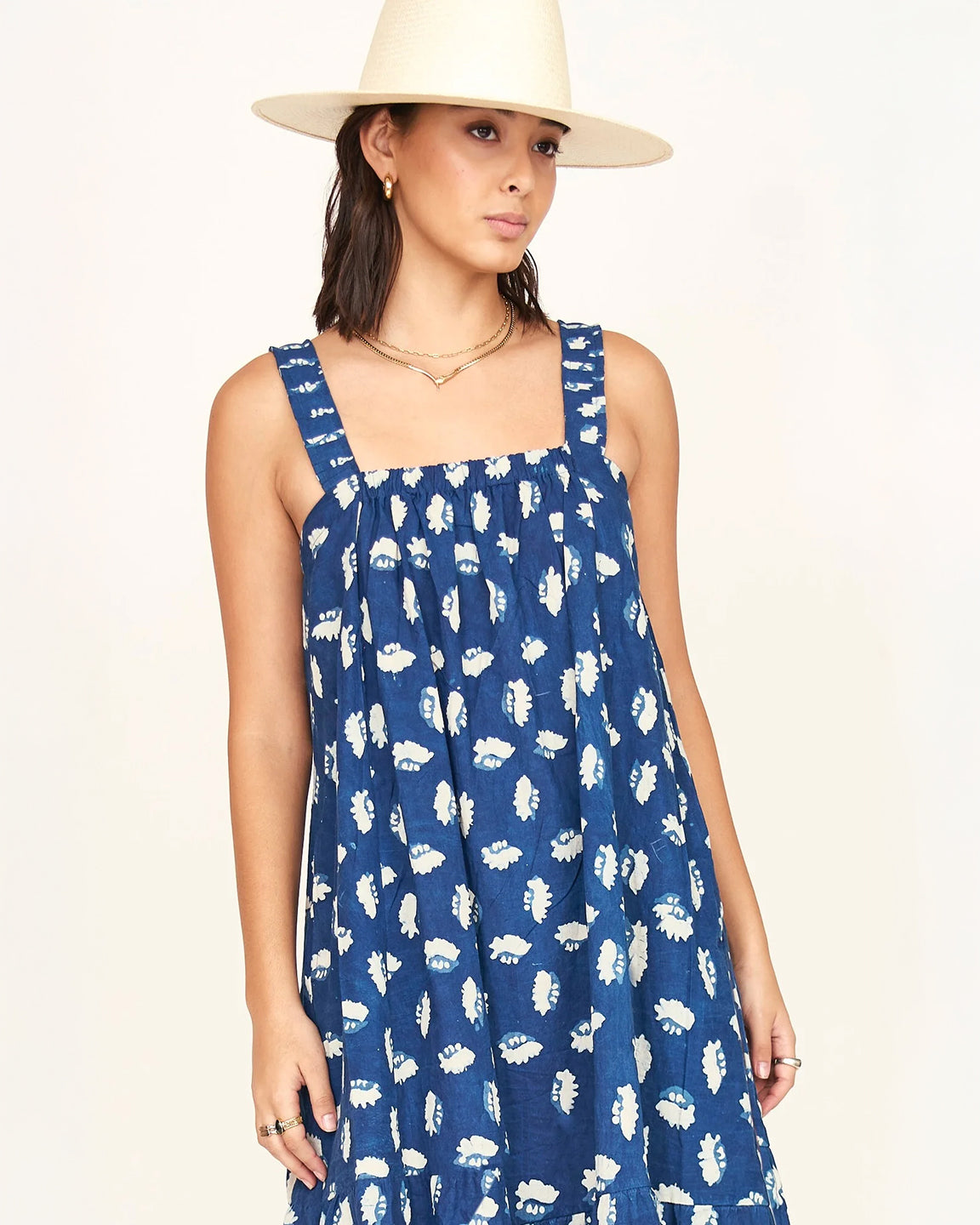 Mirth Monaco Dress in Indigo Conch