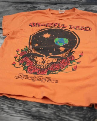 MadeWorn Grateful Dead Crew Tee In Orange Crush
