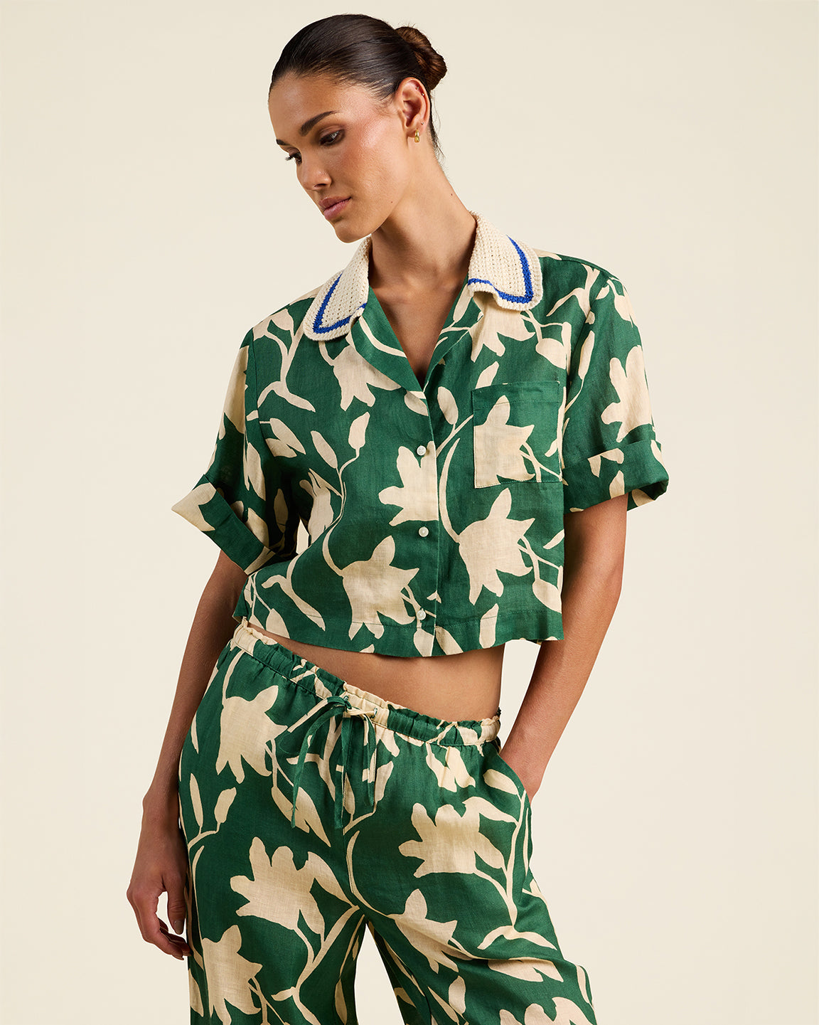 Trovata Birds of Paradis Thia Shirt in Madalena Floral