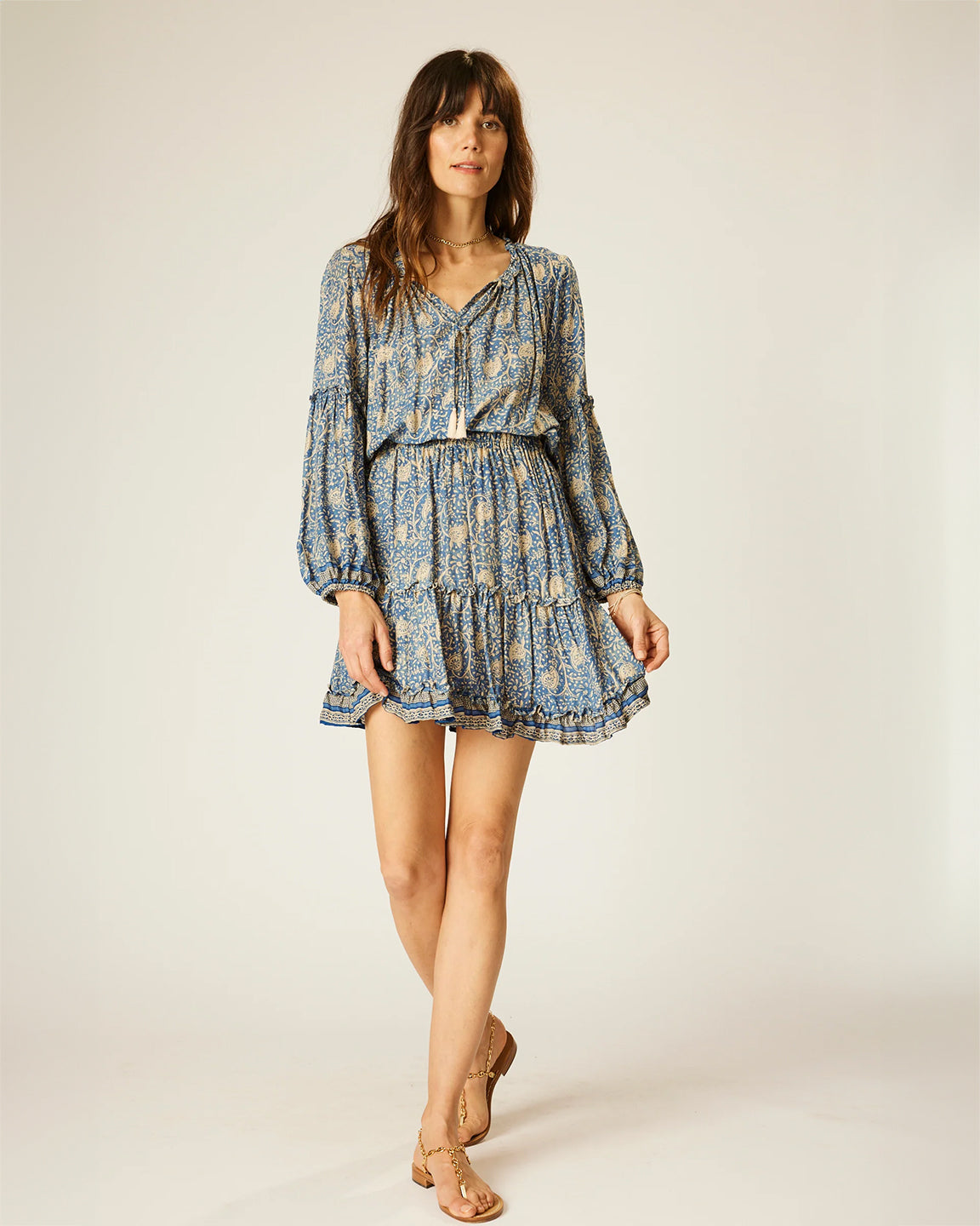 Natalie Martin Maggie Dress in Water Lily Blue