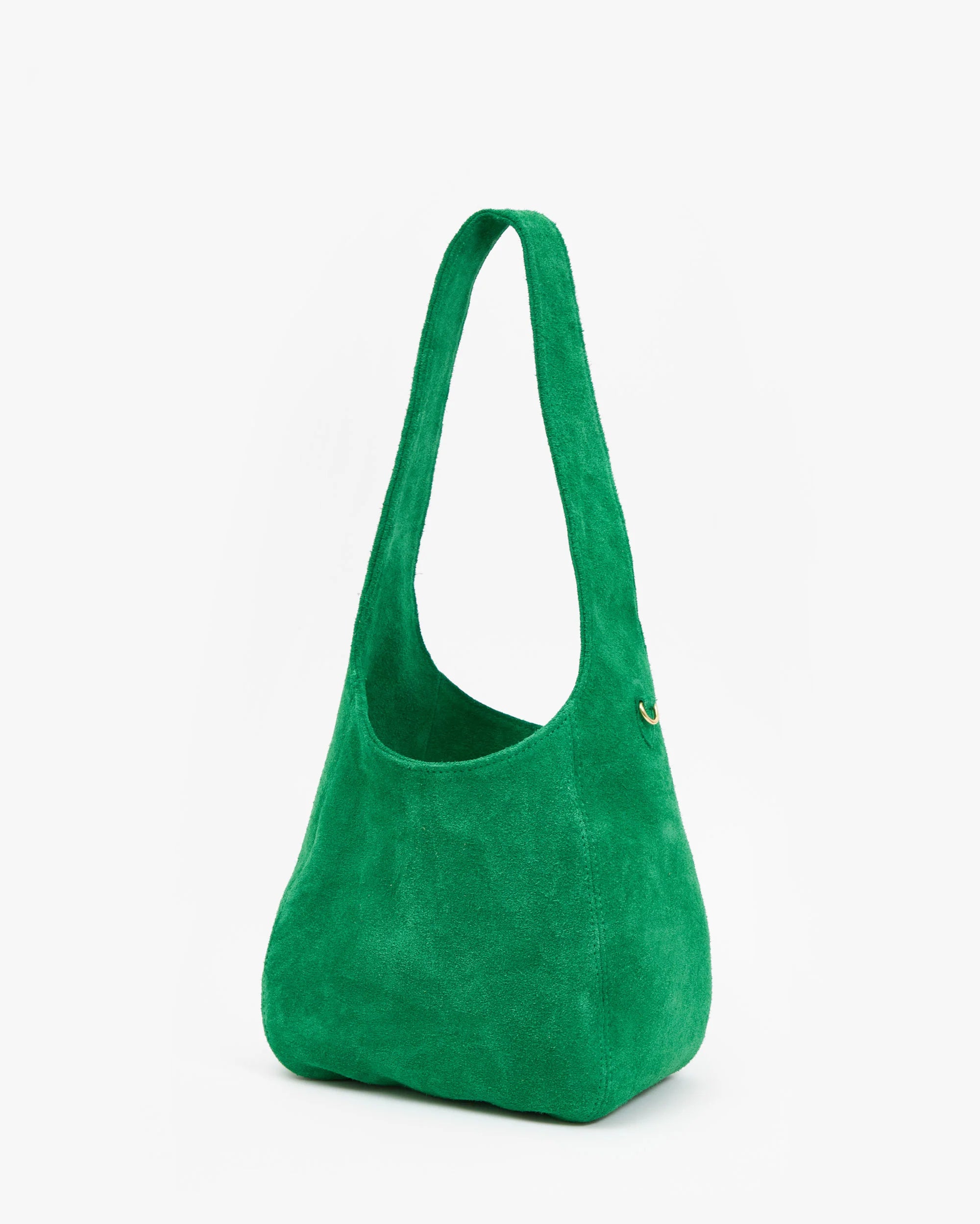 Clare V. Petit Bando in Suede Grass