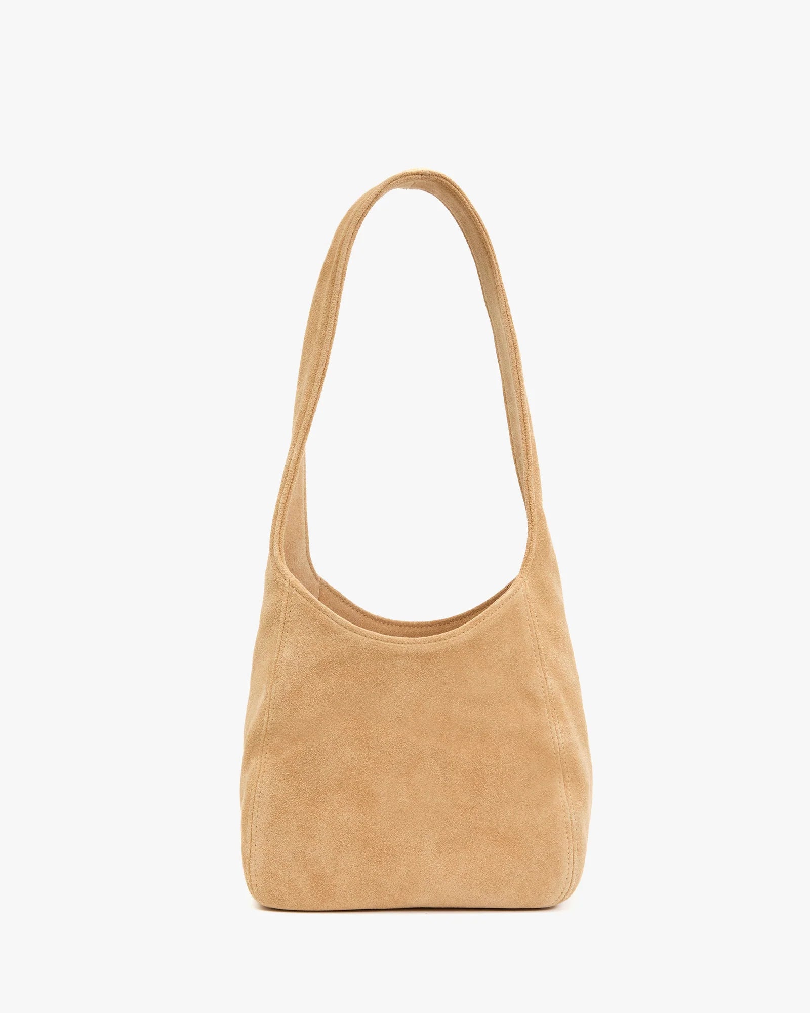 Clare V. Petit Bando Handbag In Dune Suede
