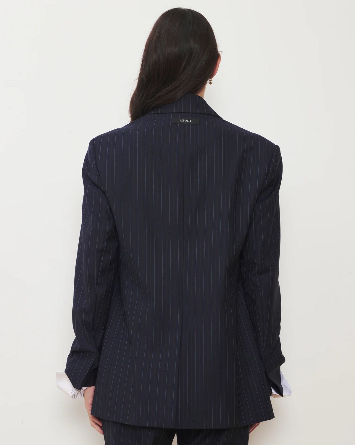 WE-AR4 The Diana Blazer in Midnight Pinstripe