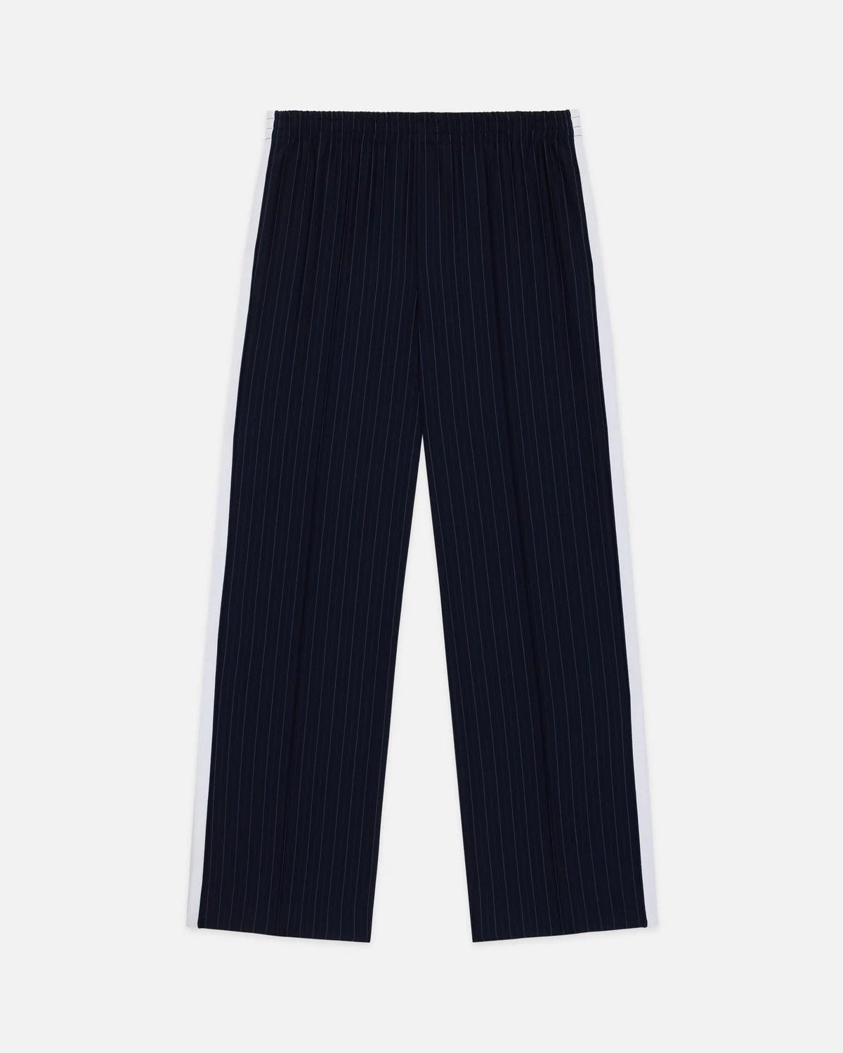 WE-AR4 The Chaplin Trouser in Midnight Pinstripe