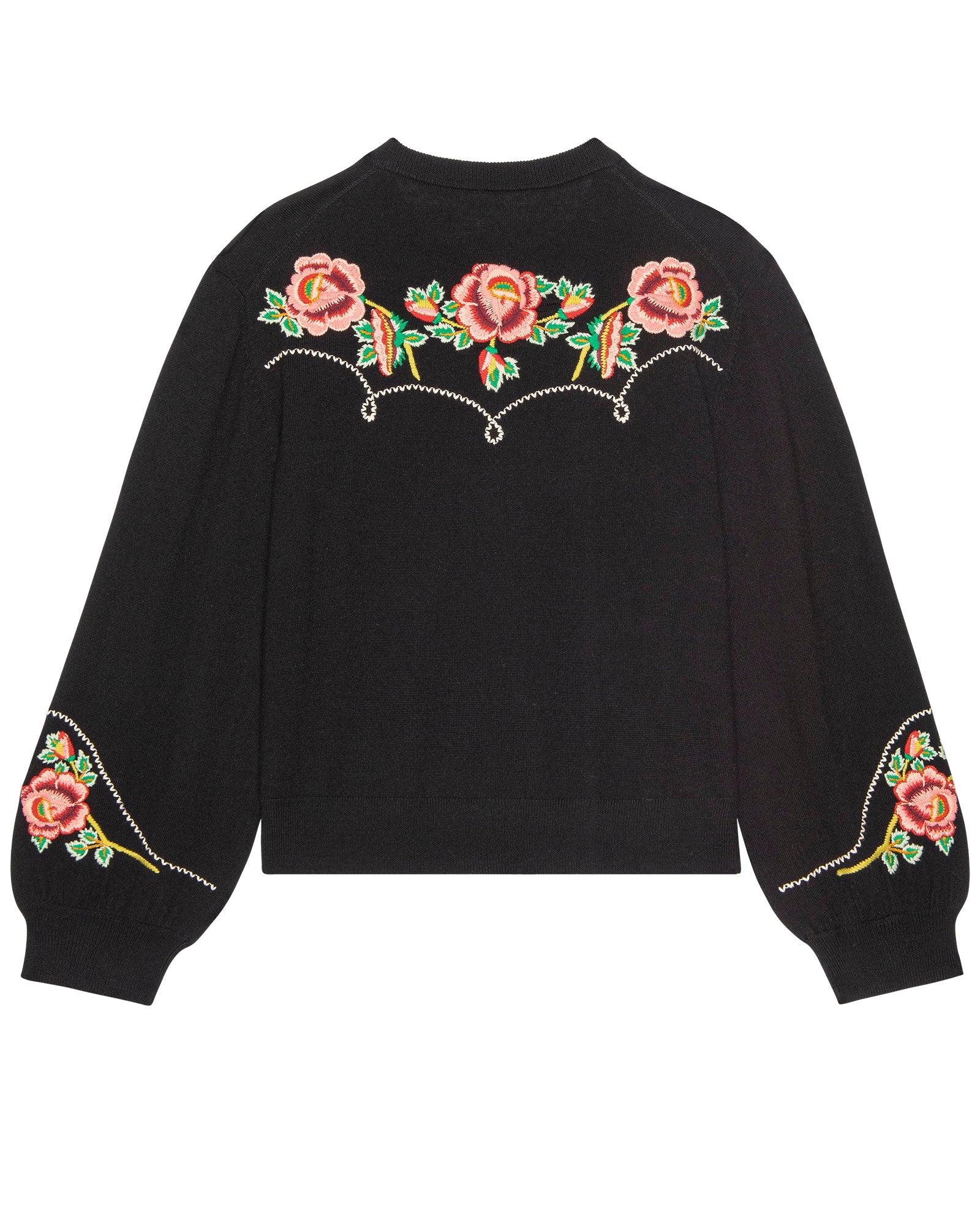 THE HEIRLOOM ROSE WESTERN CARDIGAN