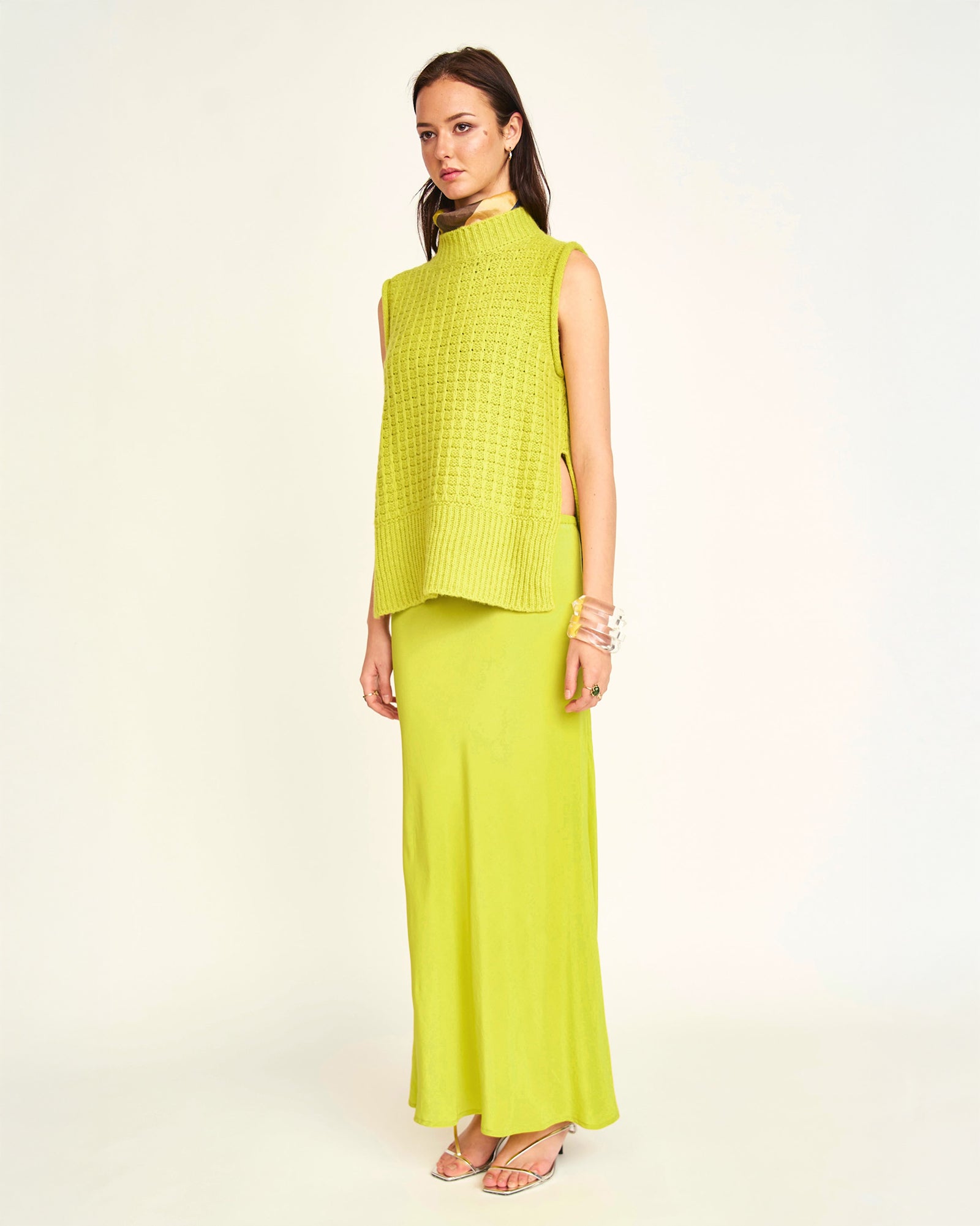 Mirth Santander Skirt in Citronelle