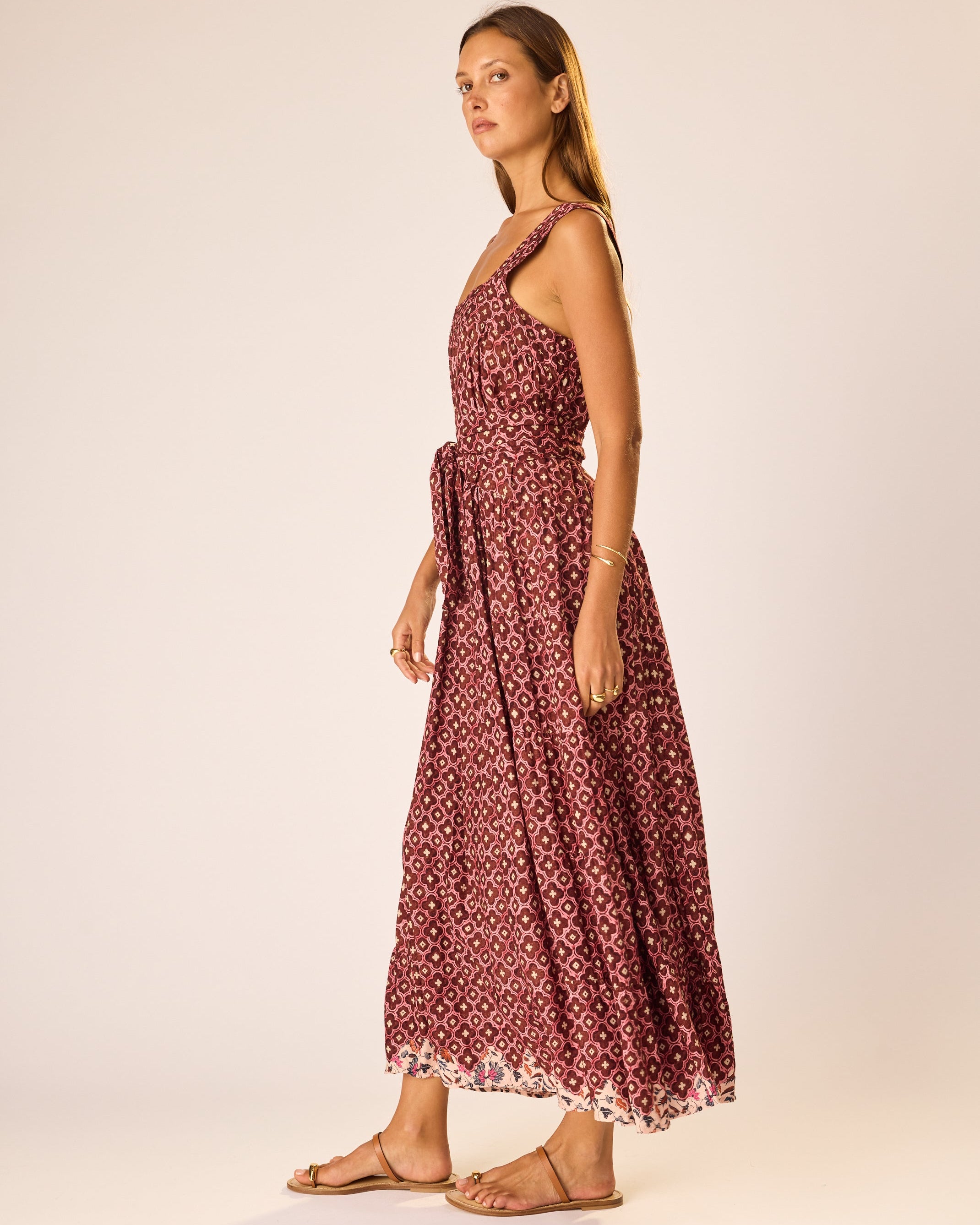 JASMINE MAXI DRESS WITH SASH