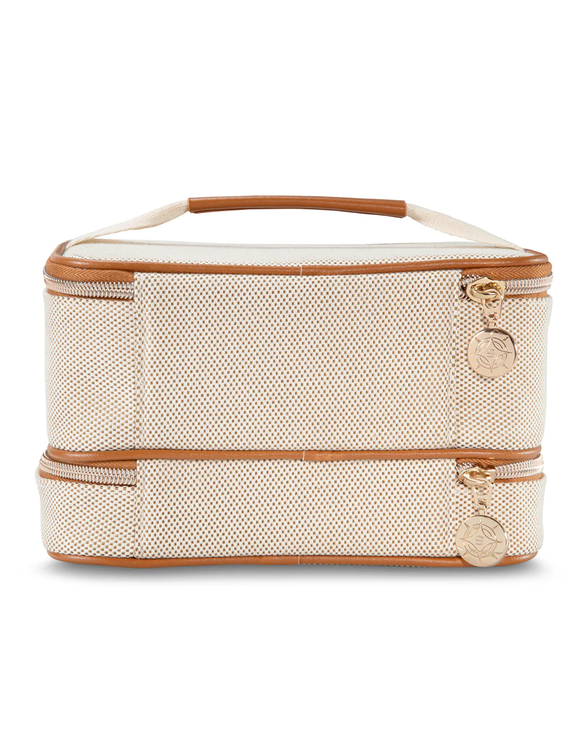 Stephanie Johnson Jenny Train Case in Tropea Ivory