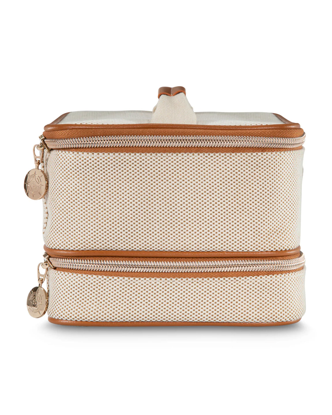 Stephanie Johnson Jenny Train Case in Tropea Ivory