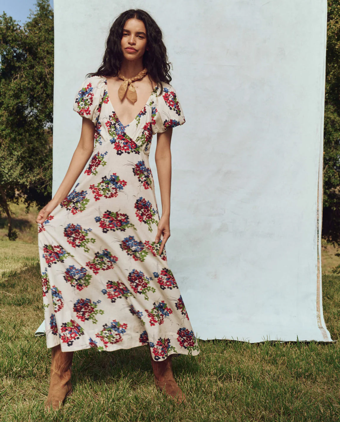 The Great. Eden Dress in Oasis Floral