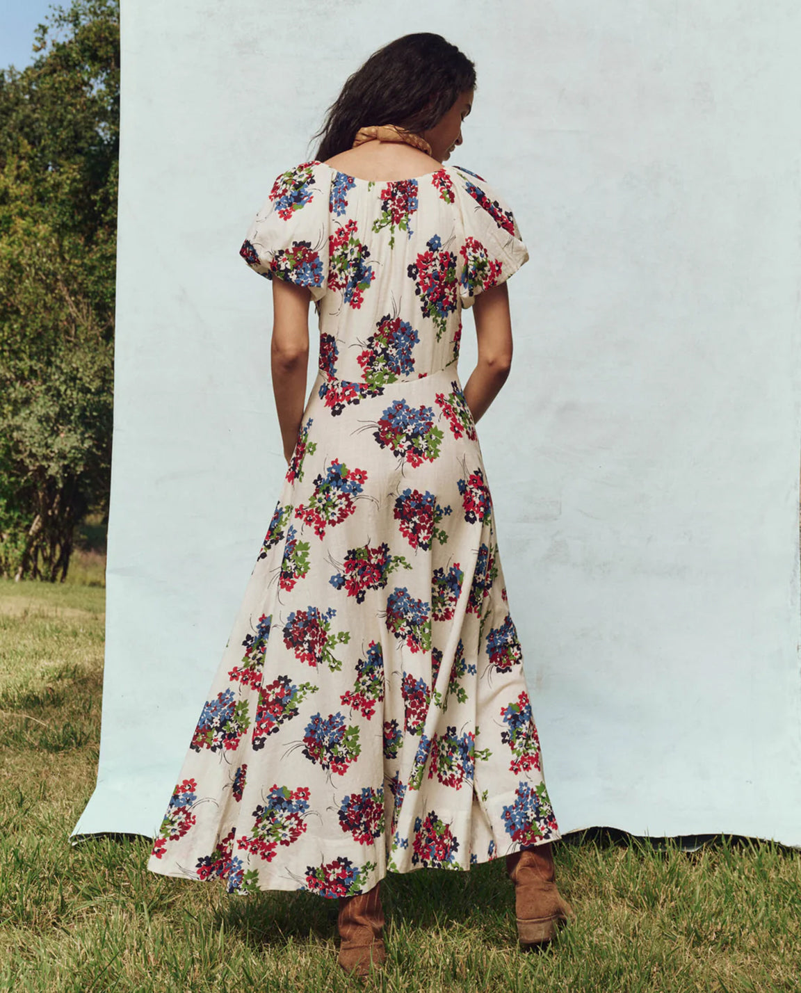 The Great. Eden Dress in Oasis Floral