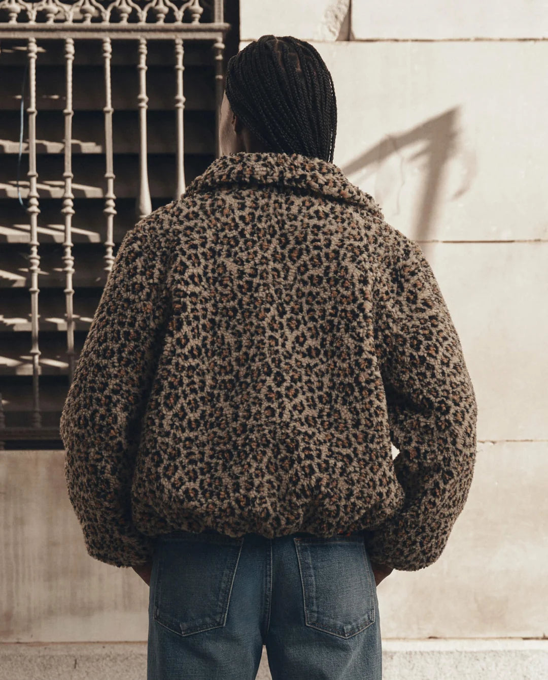 The Great. The Vail Jacket in Tan Leopard