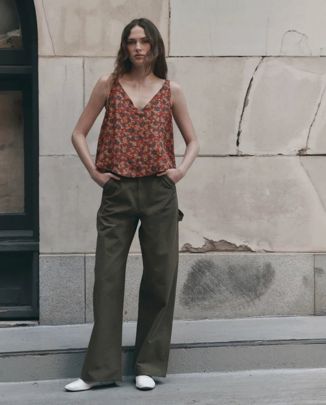 The Great. The Port Cami Guilded Poppy