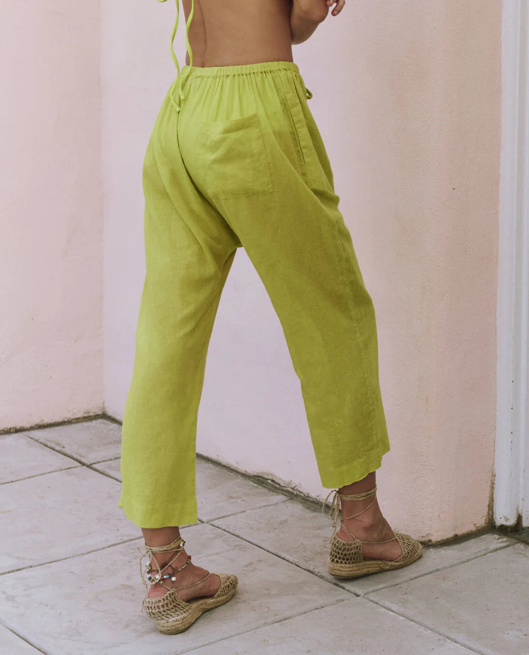 The Great. Reef Pant in Citron