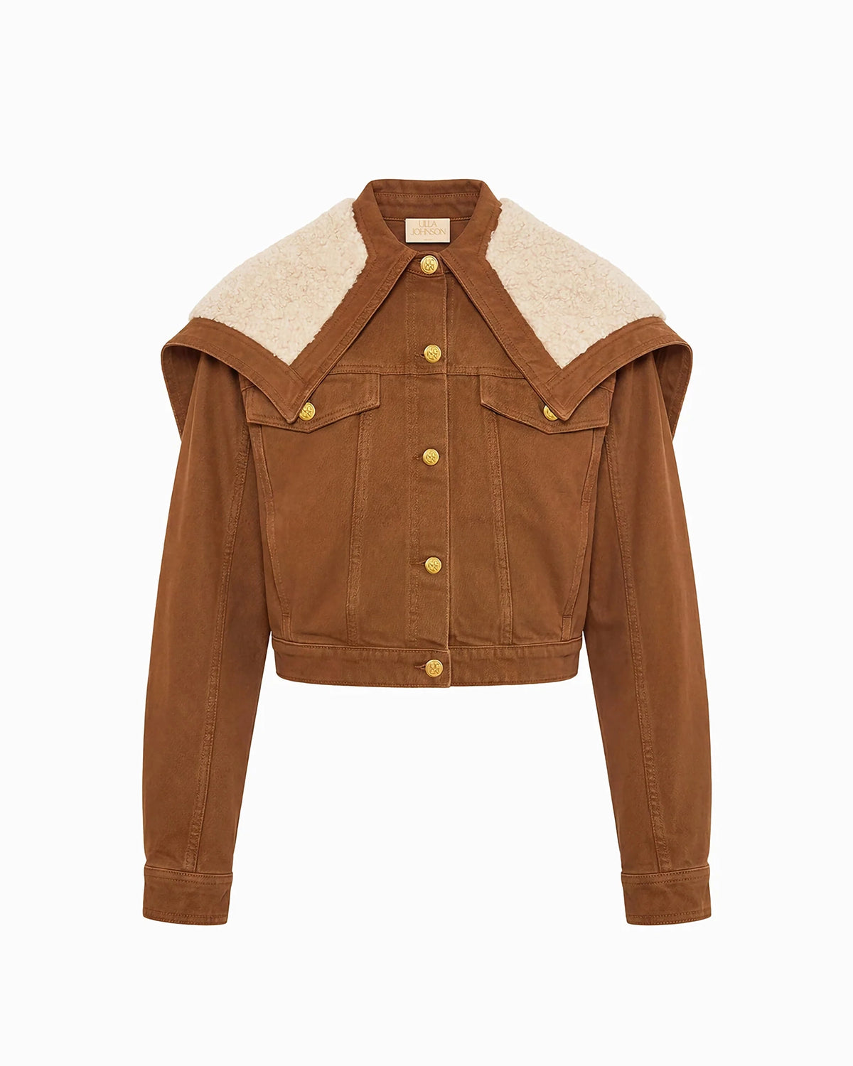 Ulla Johnson The Sybil Denim Jacket In Umber