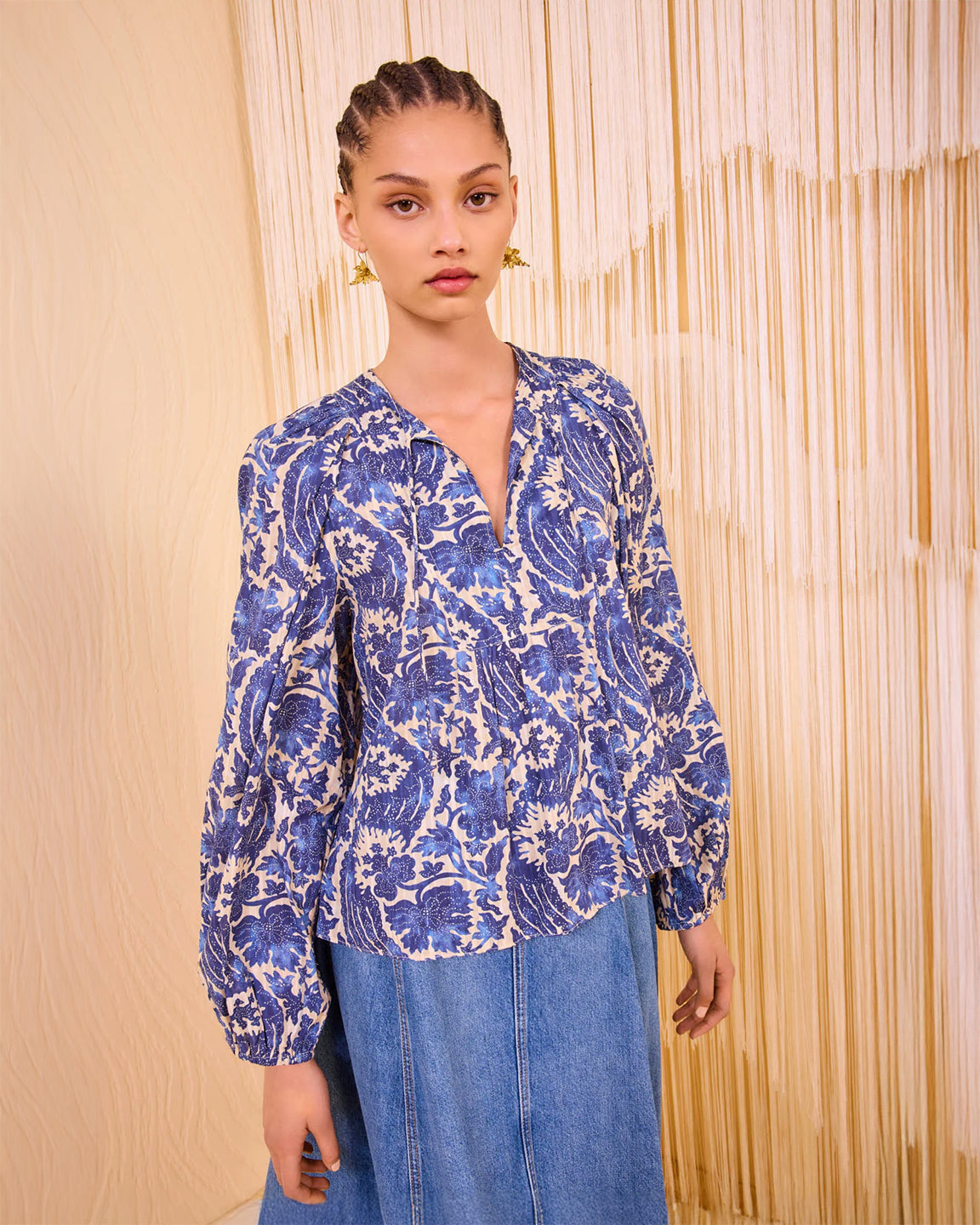ULLA JOHNSON シルクブラウス Ulla Johnson | two birds